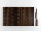 Preview: Hirnholzbrett Schwarznussholz 49 x 29,4 x 2,8