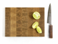 Preview: Hirnholzbrett Eiche 31,5 x 23,1cm ohne Rille