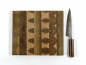 Preview: Hirnholzbrett Nussbaum 29,5 x 25,4 x 1,9 cm
