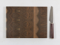 Preview: Hirnholzbrett Nussbaum 26,4 x 20,2 cm