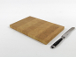 Preview: Hirnholzvesperbrett Eiche 26,6 x 17,3 cm