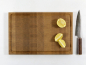 Preview: Hirnholzbrett Eiche 40,2 x 26,4 x 2,2 cm