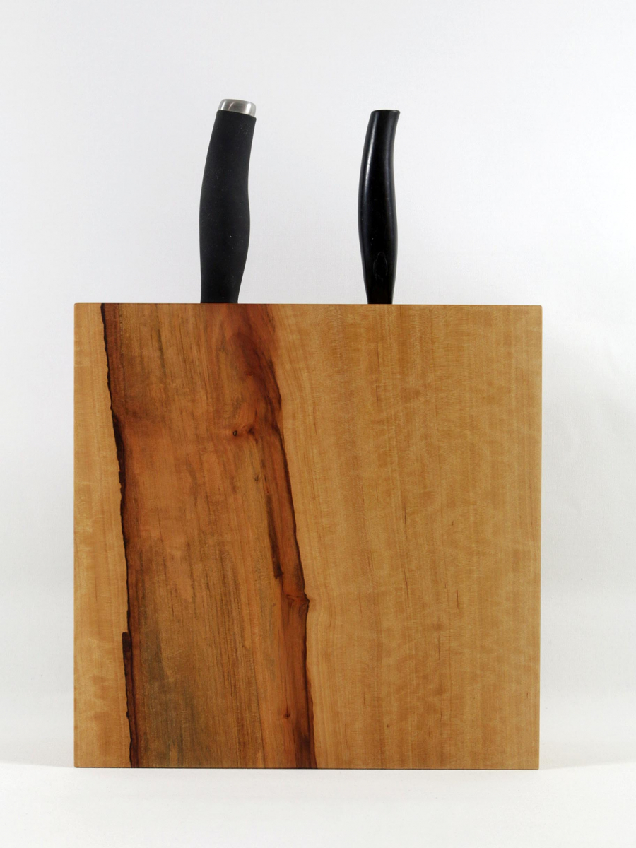 Messerblock rotkerniger Birnbaum 27 cm