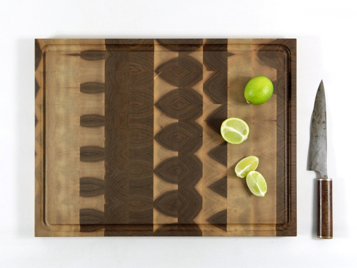 Hirnholzbrett Nussbaum 46,2 x 34,8 x 2,5