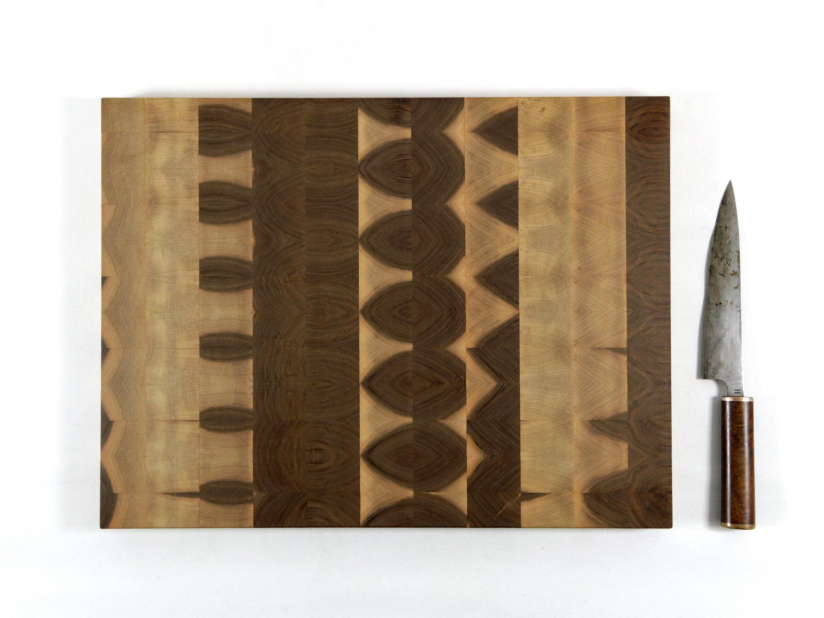 Hirnholzbrett Nussbaum 46,2 x 34,8 x 2,5