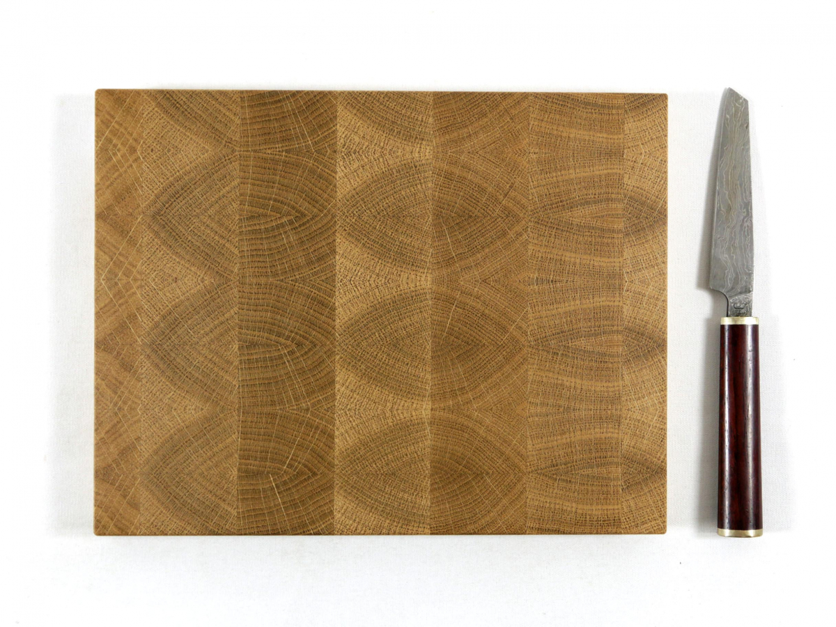 Hirnholzbrett Eiche 26,5 x 20,5 x 1,9 cm