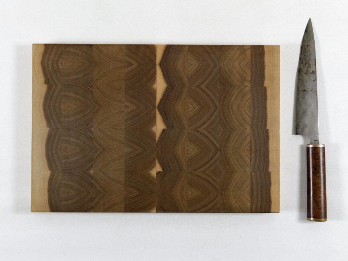 Hirnholzbrett Walnuss 34 x 23 x 2 cm