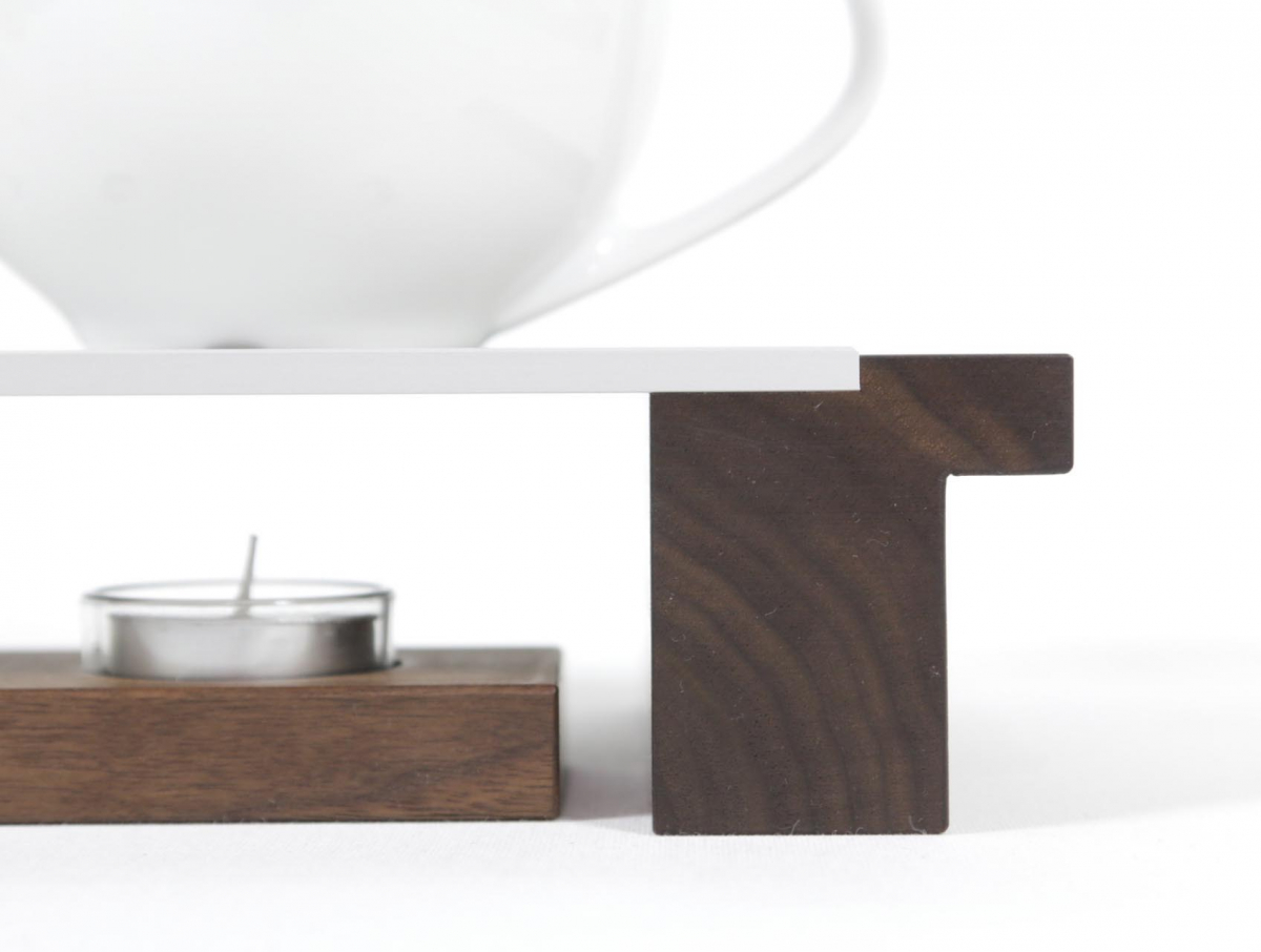 Stövchen Schwarznuss Größe I