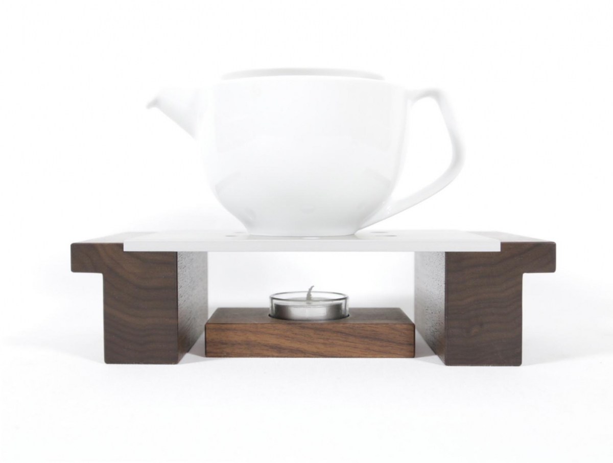 Stövchen Schwarznuss Größe I