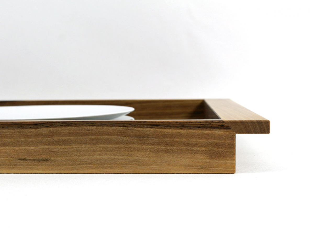 Tablett Walnuss Größe 3 Sonderpreis