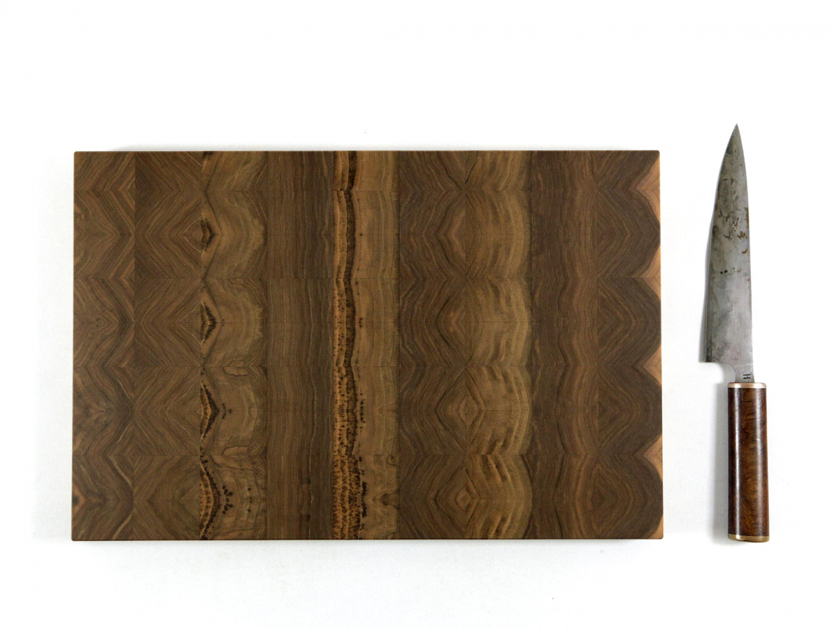 Hirnholzbrett Nussbaum 36,3 x 26 x 2,4