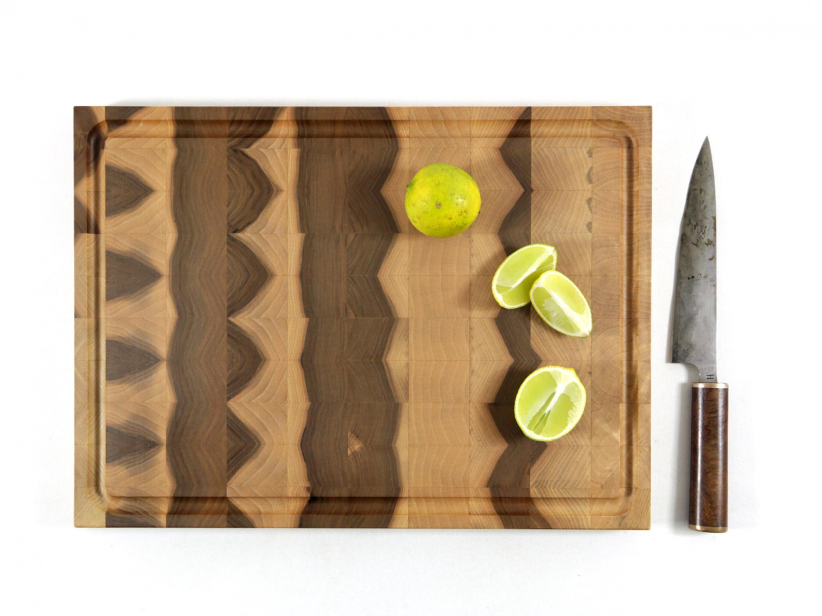 Hirnholzbrett Nussbaum 40,8 x 29,9 x 2,5