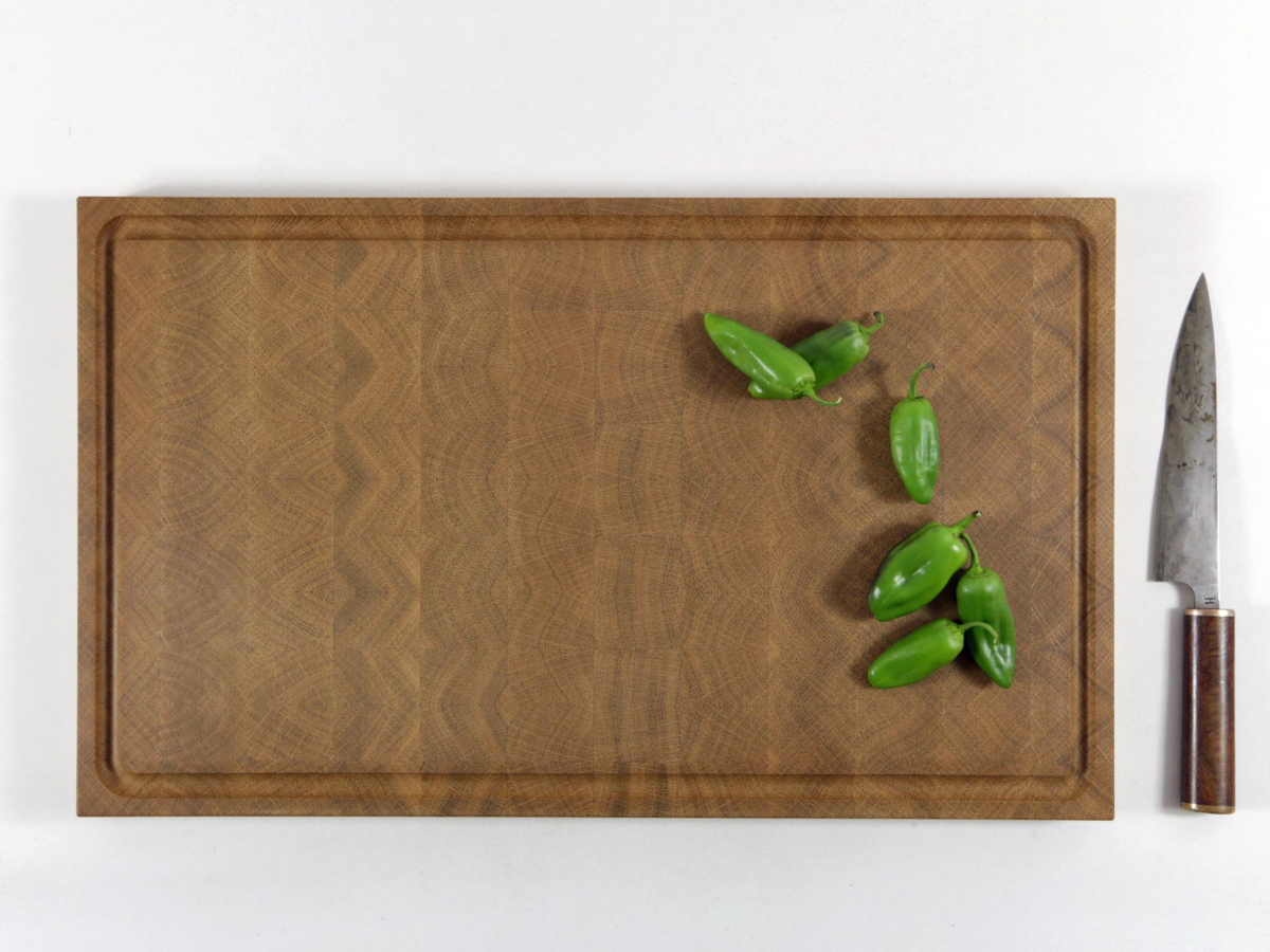 Hirnholzbrett Eiche 53,7 x 32 x 2,8 cm