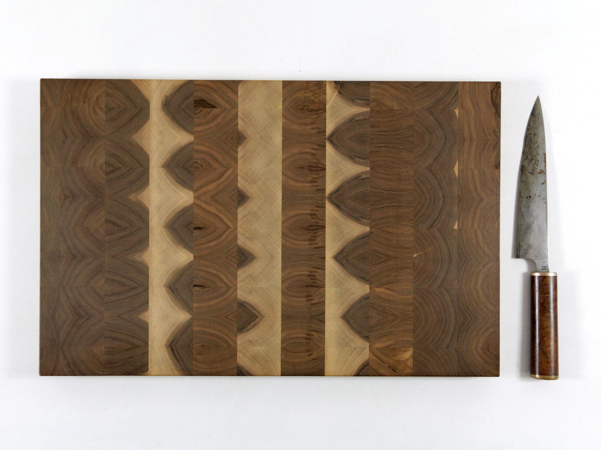 Hirnholzbrett Nussbaum 45 x 29 x 2,6 cm