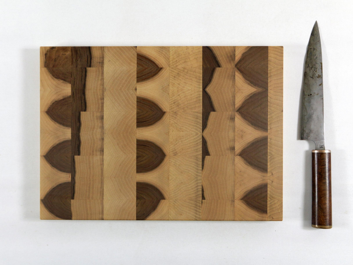 Hirnholzbrett Nussbaum 32,8 x 23,5 x 2