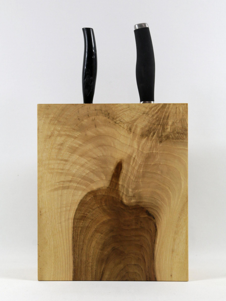 Messerblock Nussbaum 22,7 cm Sonderpreis