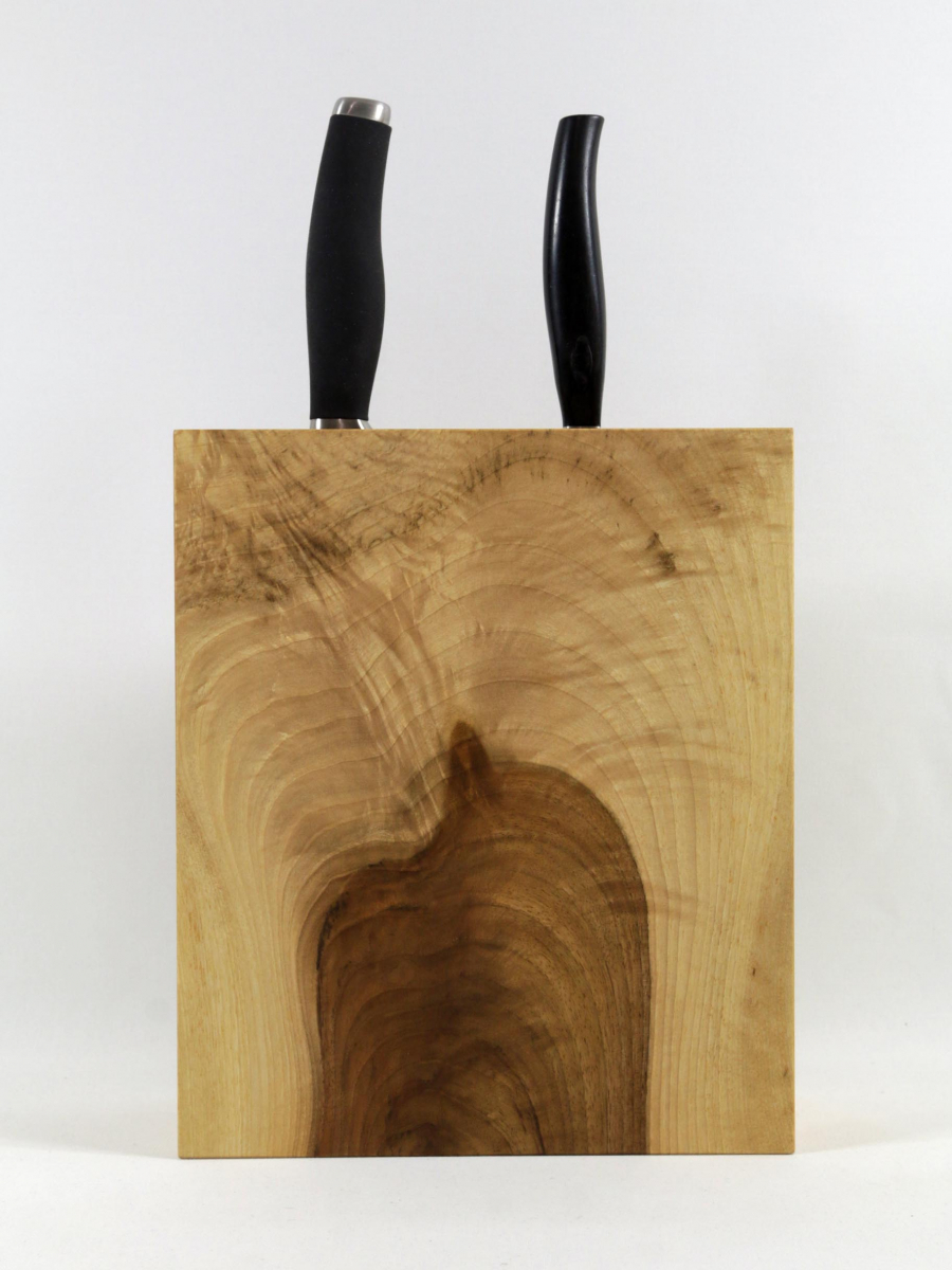 Messerblock Nussbaum 22,7 cm Sonderpreis