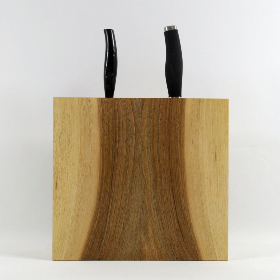 Messerblock Nussbaum 29 cm Sonderpreis