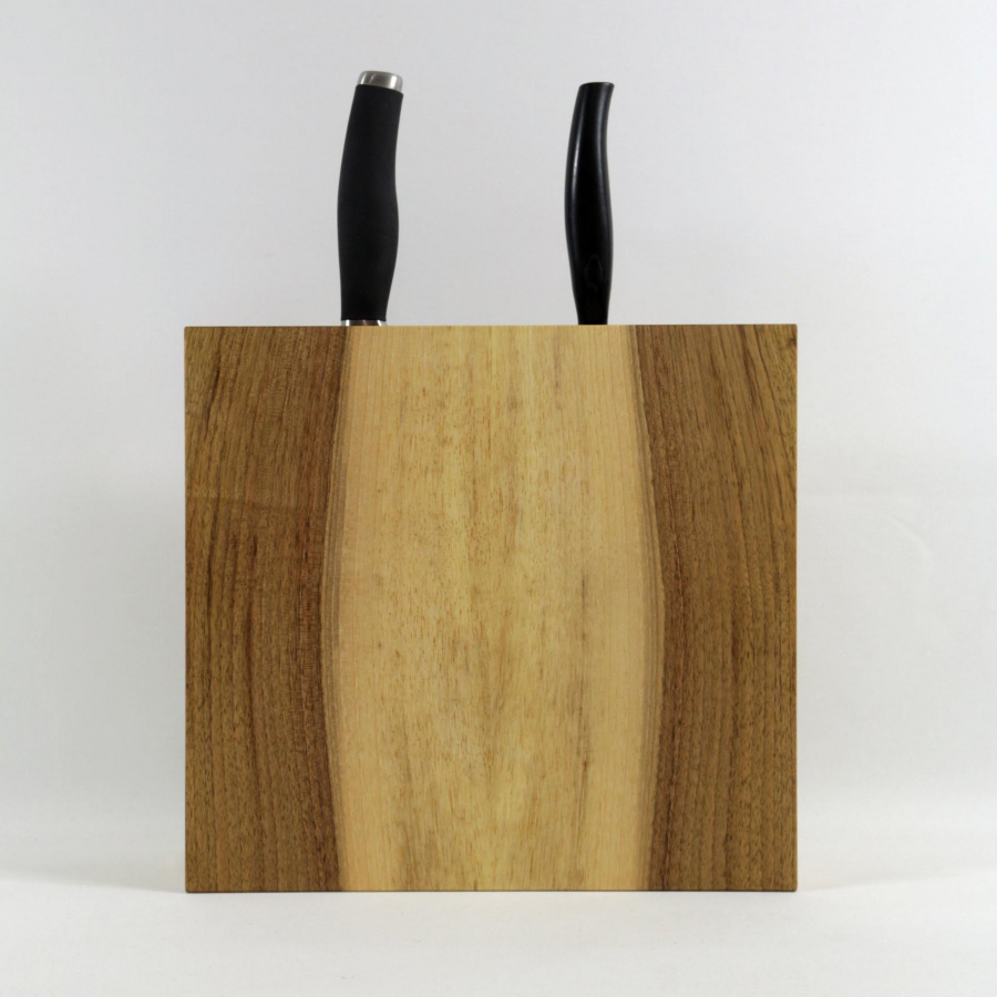 Messerblock Nussbaum 29 cm Sonderpreis