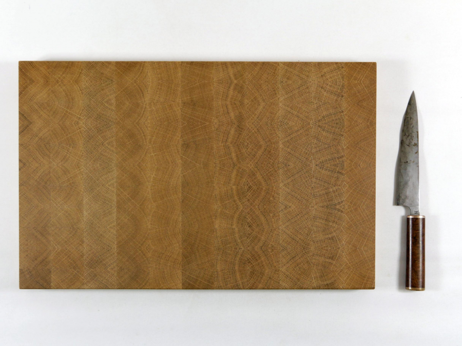 Hirnholzbrett Eiche 49,3 x 31,5 x 2,8 cm