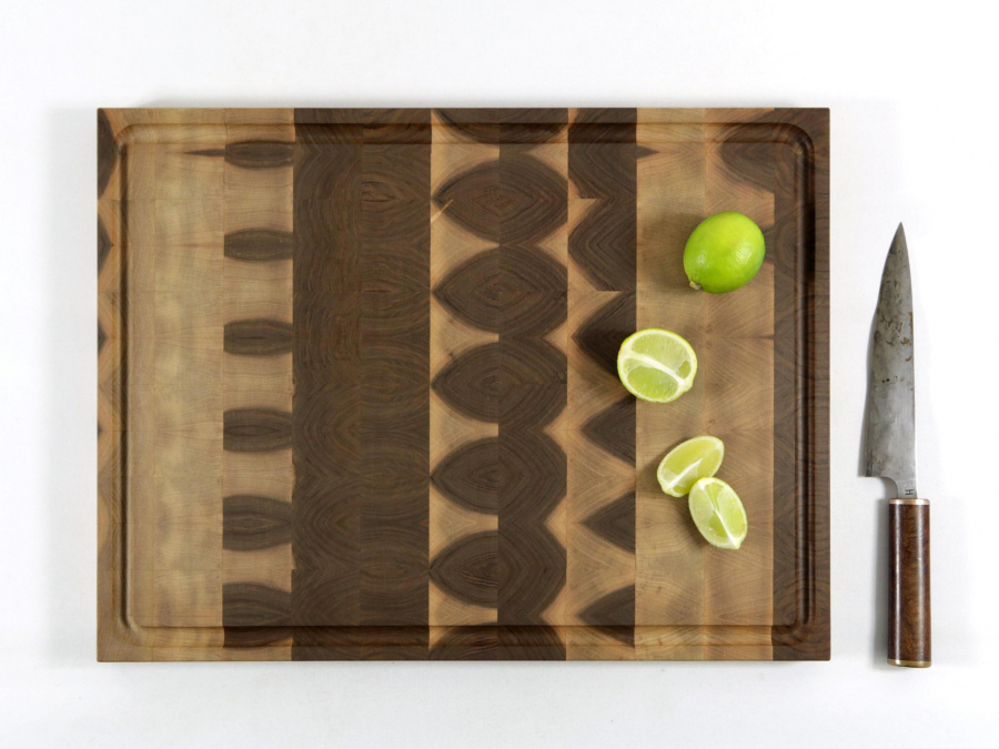 Hirnholzbrett Nussbaum 46,2 x 34,8 x 2,5