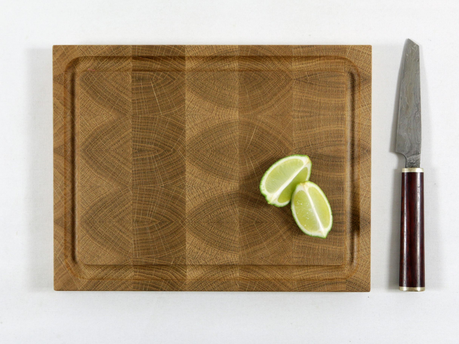 Hirnholzbrett Eiche 26,5 x 20,5 x 1,9 cm