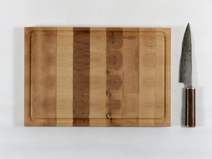 Hirnholzbrett Elsbeere 39 x 26,4 x 2,3 cm