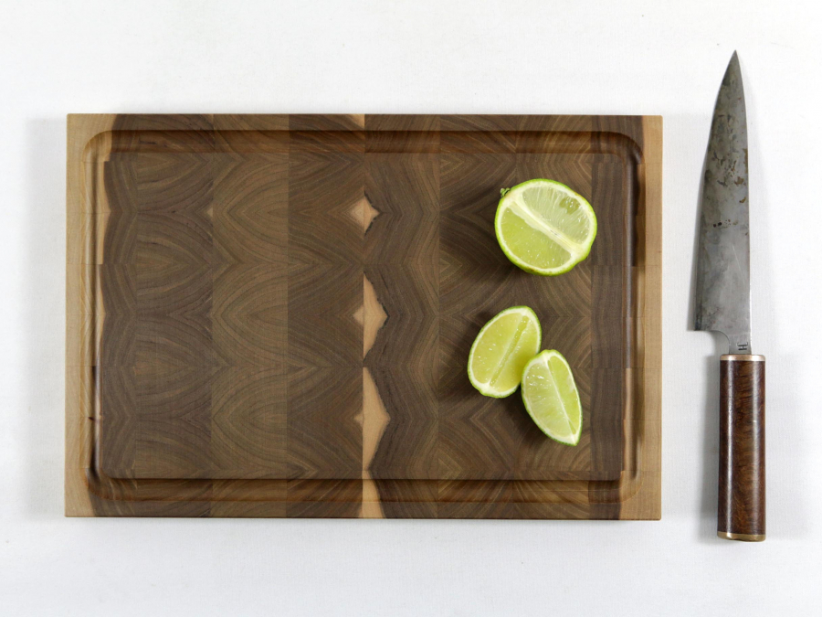 Hirnholzbrett Walnuss 34 x 23 x 2 cm