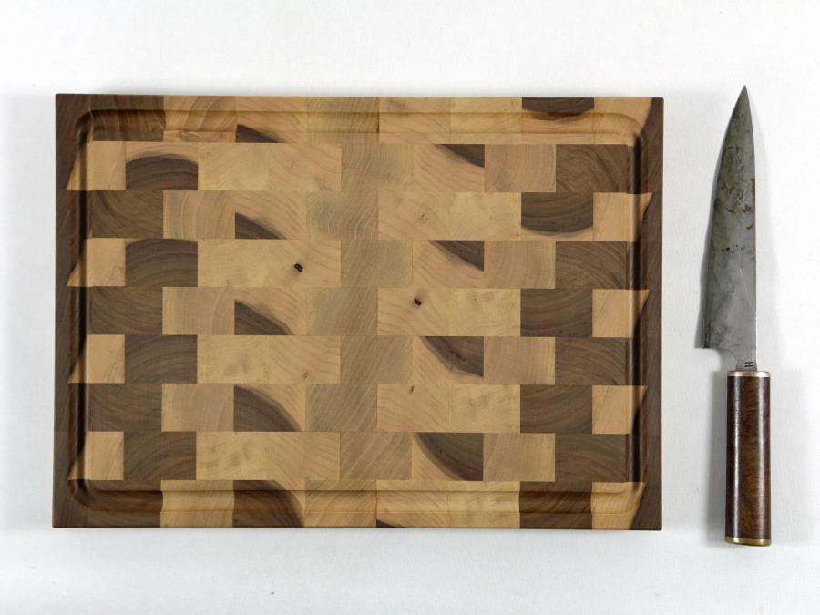 Hirnholzbrett Nussbaum 37 x 26,3 cm Sonderpreis
