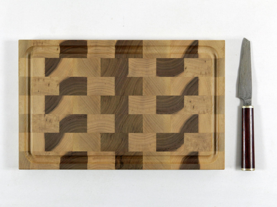 Hirnholzbrett Nussbaum 32,4 x 20,4 cm Sonderpreis