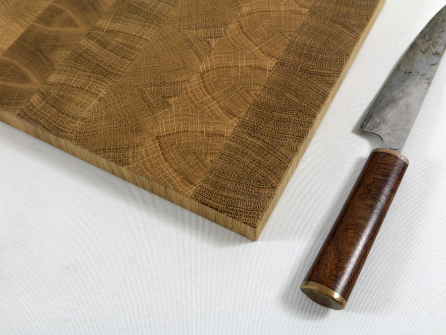 Hirnholzbrett Eiche 31,5 x 23,1cm ohne Rille