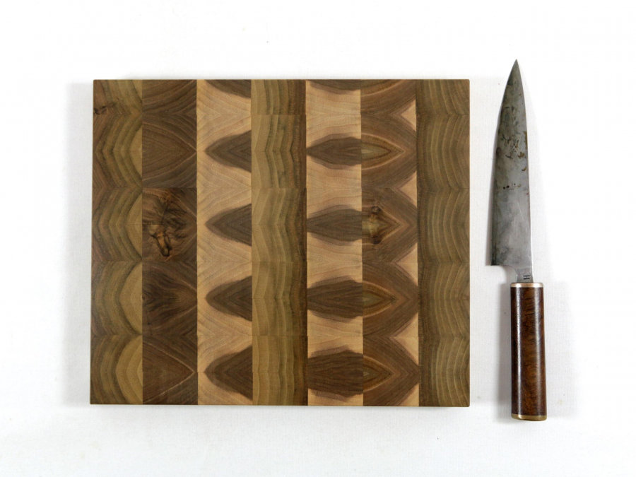 Hirnholzbrett Nussbaum 29,5 x 25,4 x 1,9 cm