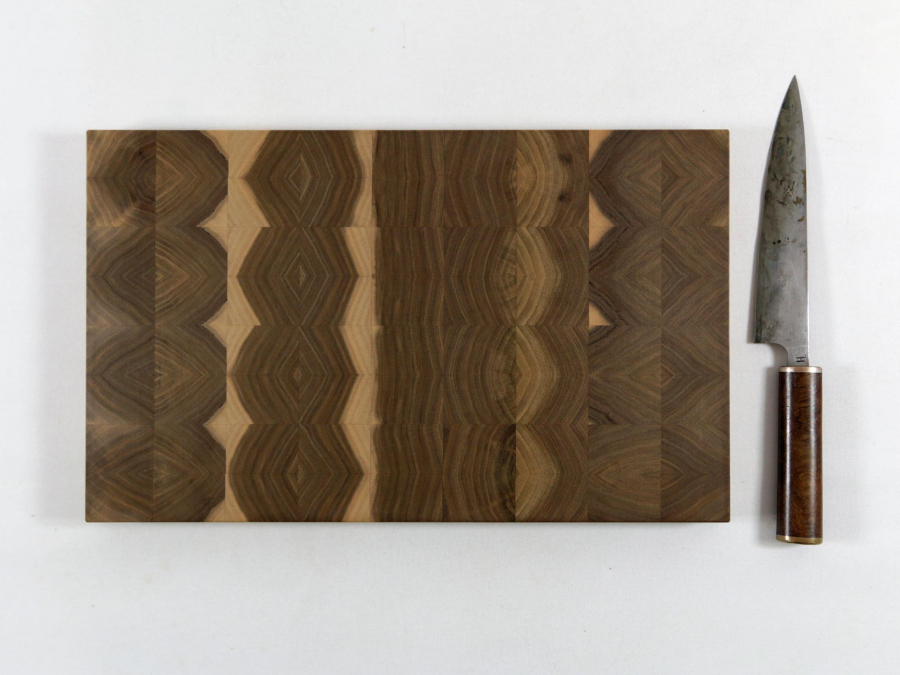 Hirnholzbrett Nussbaum 38,4 x 23,3 x 2,5 cm