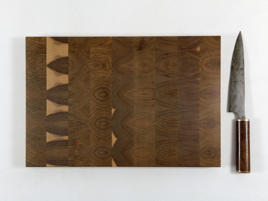 Hirnholzbrett Walnuss 38,5 x 25,8 x 2,5 cm