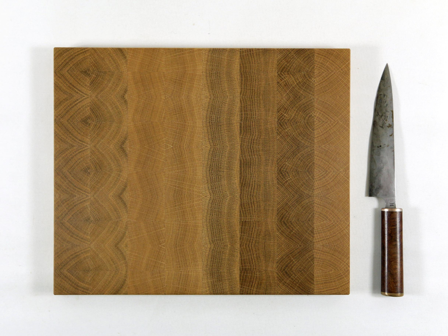 Hirnholzbrett Eiche 35,5 x 29,5 x 2,2 cm