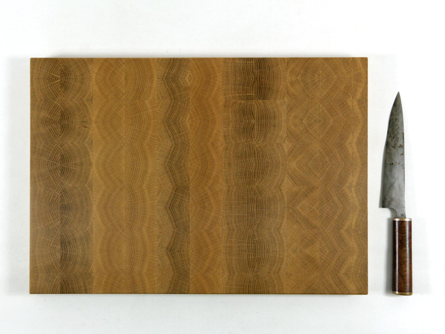 Hirnholzbrett Eiche 46,7 x 32,6 x 2,6 cm