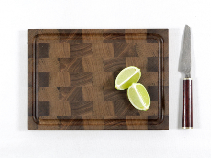 Hirnholzbrett Schwarznussholz 28,5 x 20,5 x 1,6 cm