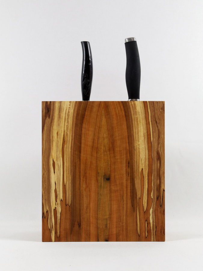 Messerblock  Apfelholz 23,6 cm