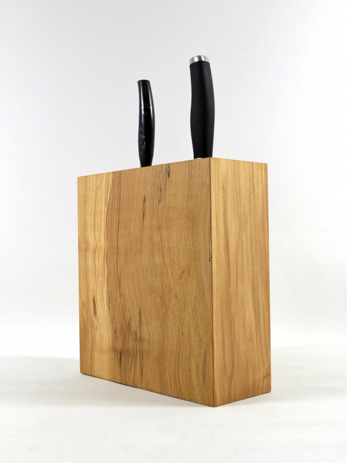 Messerblock gestockte Buche 25,8 cm