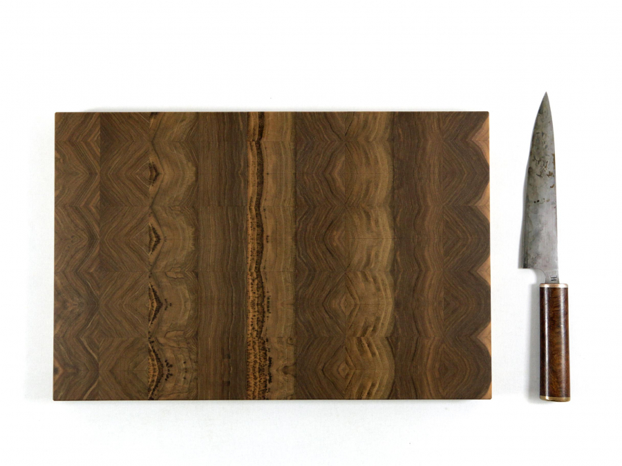 Hirnholzbrett Nussbaum 36,3 x 26 x 2,4