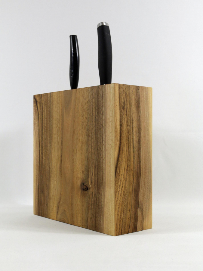 Messerblock Nussbaum 27 cm