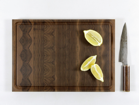 Hirnholzbrett Schwarznussholz 41,8 x 29,2  cm