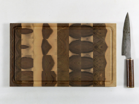 Hirnholz-Schneidebrett Nussbaum 39,2 x 23,5 cm Sonderpreis