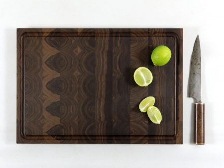 Hirnholzbrett Schwarznussholz 42,4 x 29,4 x 2,4 cm