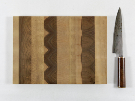 Hirnholzbrett Nussbaum 32,5 x 23,3cm ohne Rille Sonderpreis